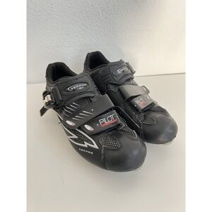 Serfas Pilot Carbon Black Leather Cycling Shoes Size EUR 40